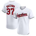 Jamed C.Guardians #37 Travis Bazzana Player White Limited Elite Home Stitched Jerseys
