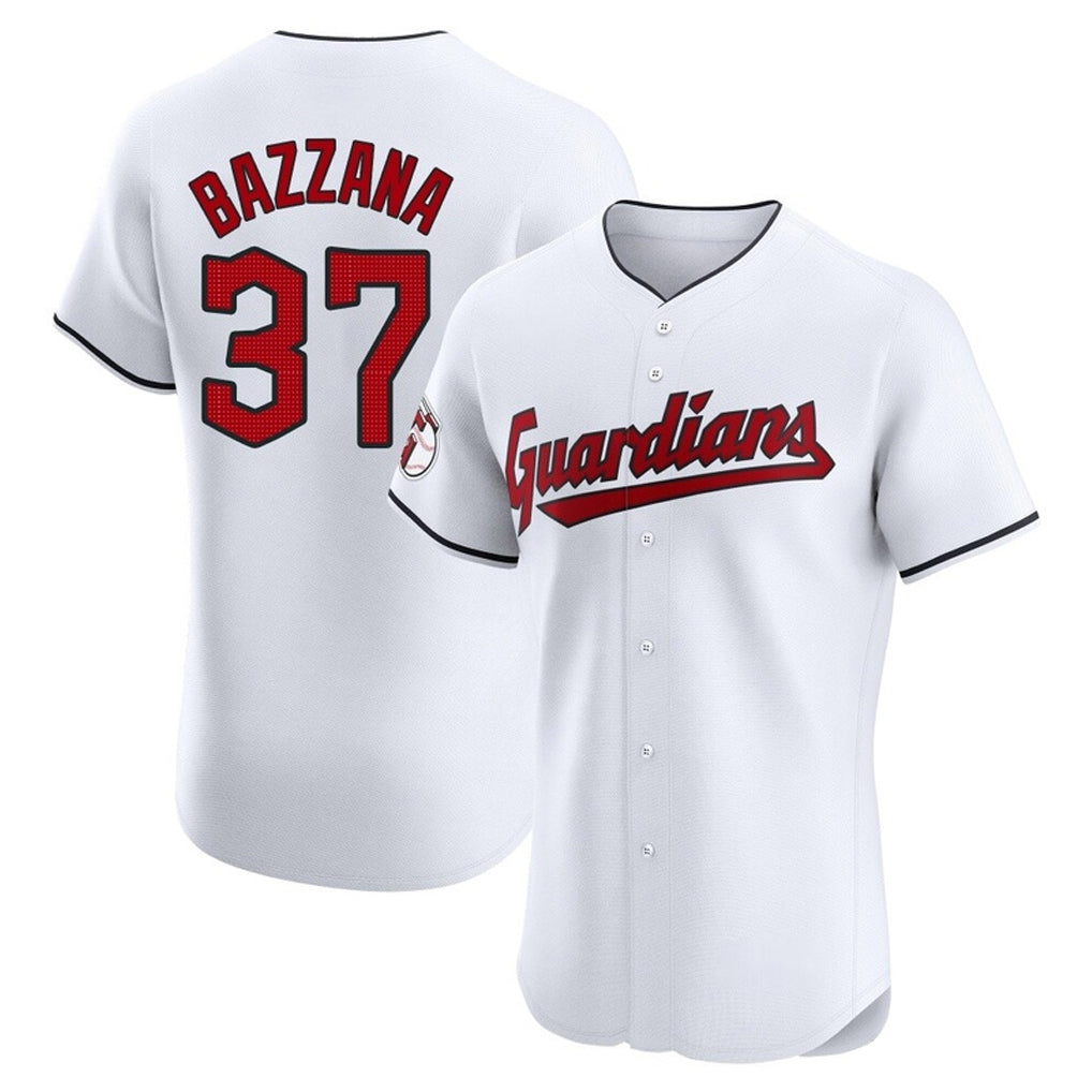 Jamed C.Guardians #37 Travis Bazzana Player White Limited Elite Home Stitched Jerseys