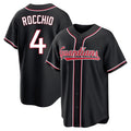Jamed C.Guardians #4 Brayan Rocchio Player Black Fashion Out Home Game Stitched Jerseys