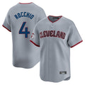 Jamed C.Guardians #4 Brayan Rocchio Player Gray Road Limited Home Game Stitched Jerseys
