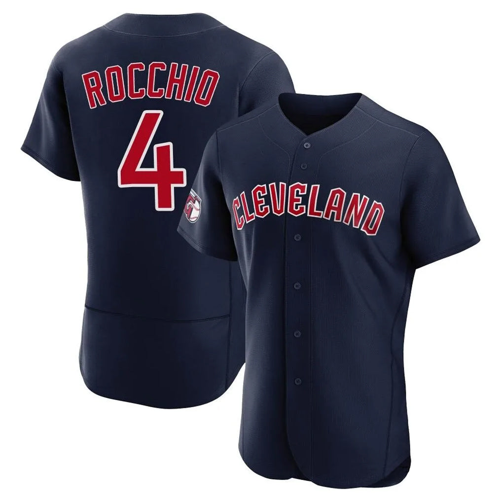 Jamed C.Guardians #4 Brayan Rocchio Player Navy Limited Elite Home Stitched Jerseys