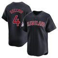 Jamed C.Guardians #4 Brayan Rocchio Player Navy Limited Home Game Stitched Jerseys
