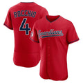 Jamed C.Guardians #4 Brayan Rocchio Player Red Limited Elite Home Stitched Jerseys