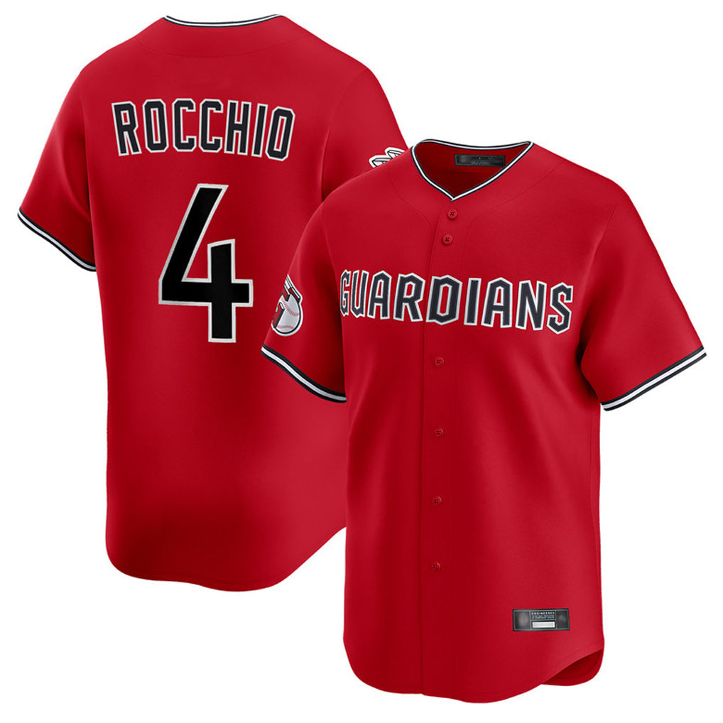 Jamed C.Guardians #4 Brayan Rocchio Player Red Limited Home Stitched Jerseys