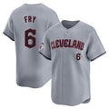 Jamed C.Guardians #6 David Fry Player Gray Road Limited Home Stitched Jerseys