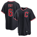 Jamed C.Guardians #6 David Fry Player Navy Home Game Stitched Jerseys
