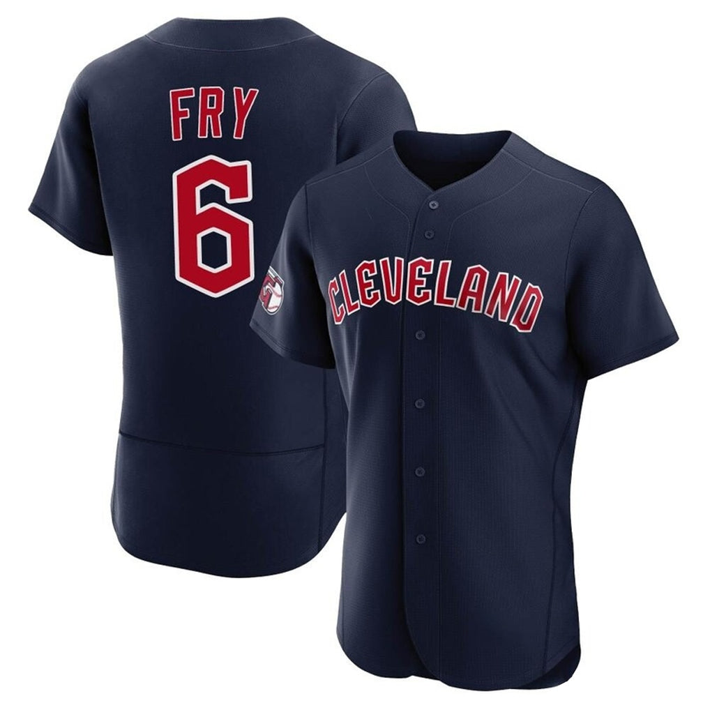 Jamed C.Guardians #6 David Fry Player Navy Limited Elite Home Stitched Jerseys
