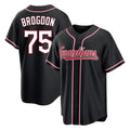 Jamed C.Guardians #75 Connor Brogdon Player Black Fashion Out Home Game Stitched Jerseys