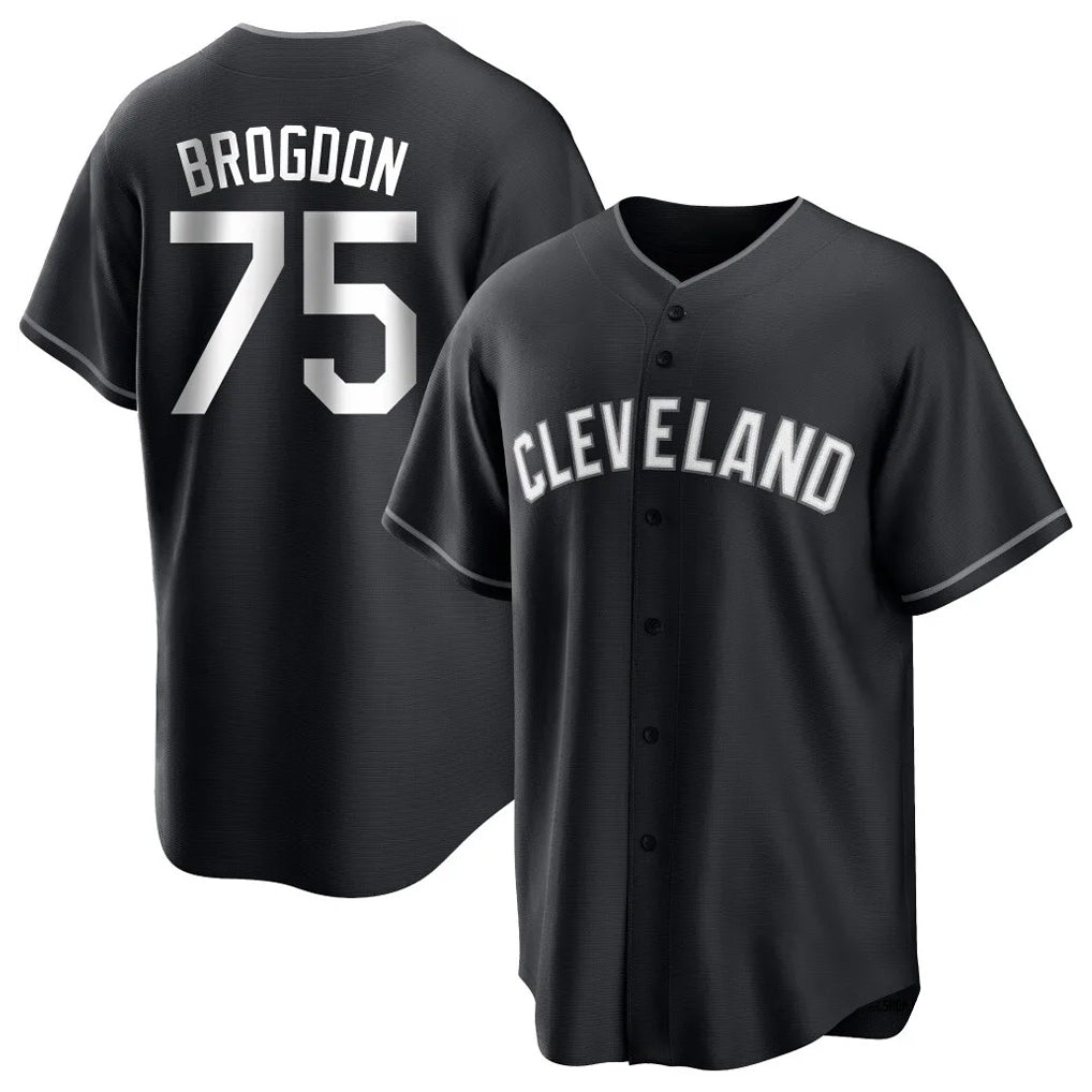 Jamed C.Guardians #75 Connor Brogdon Player Black Home Game Stitched Jerseys
