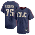 Jamed C.Guardians #75 Connor Brogdon Player Navy City Connect Limited Home Stitched Jerseys