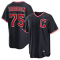 Jamed C.Guardians #75 Connor Brogdon Player Navy Home Game Stitched Jerseys