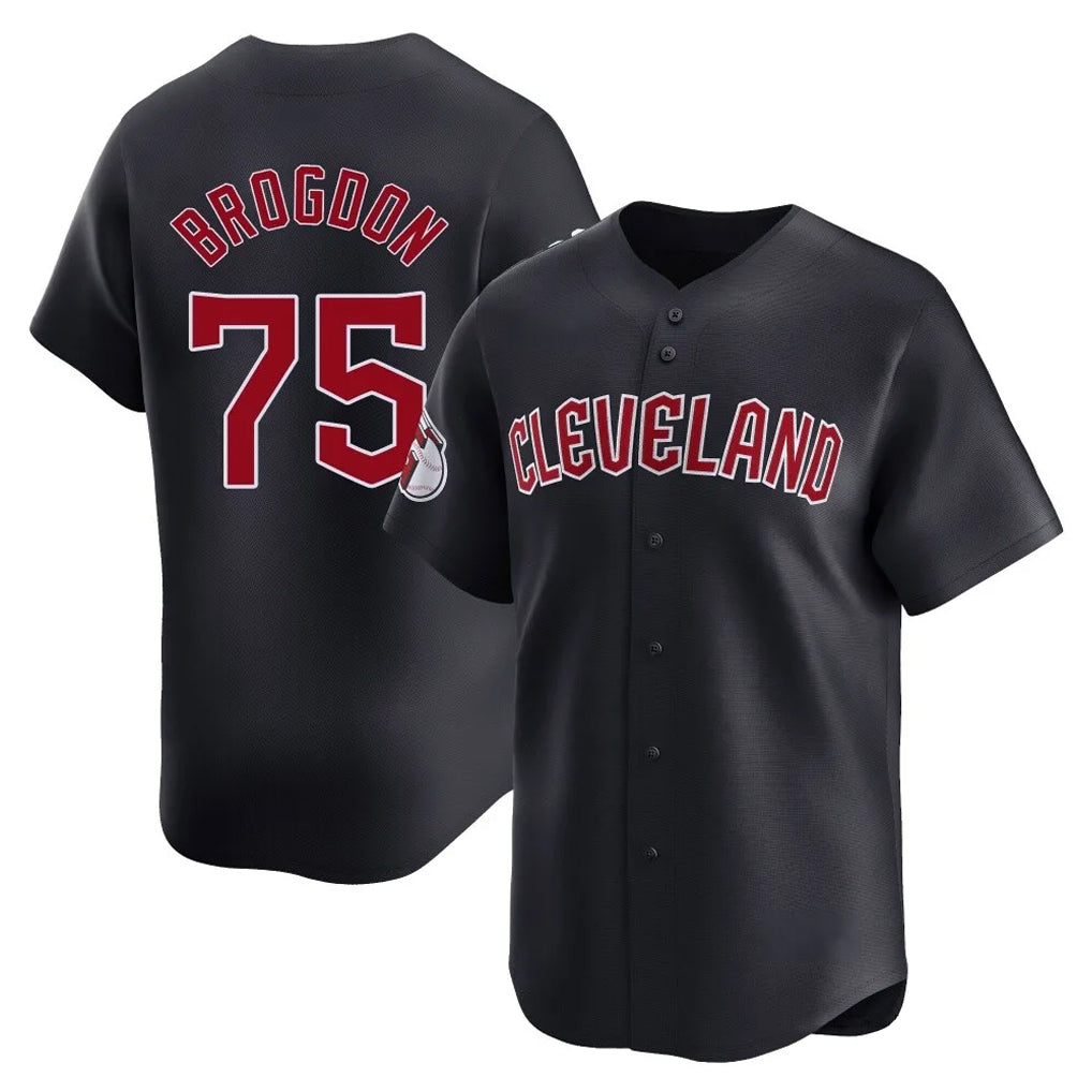Jamed C.Guardians #75 Connor Brogdon Player Navy Limited Home Game Stitched Jerseys