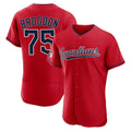 Jamed C.Guardians #75 Connor Brogdon Player Red Limited Elite Home Stitched Jerseys