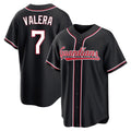 Jamed C.Guardians #7 George Valera Player Black Fashion Out Home Game Stitched Jerseys