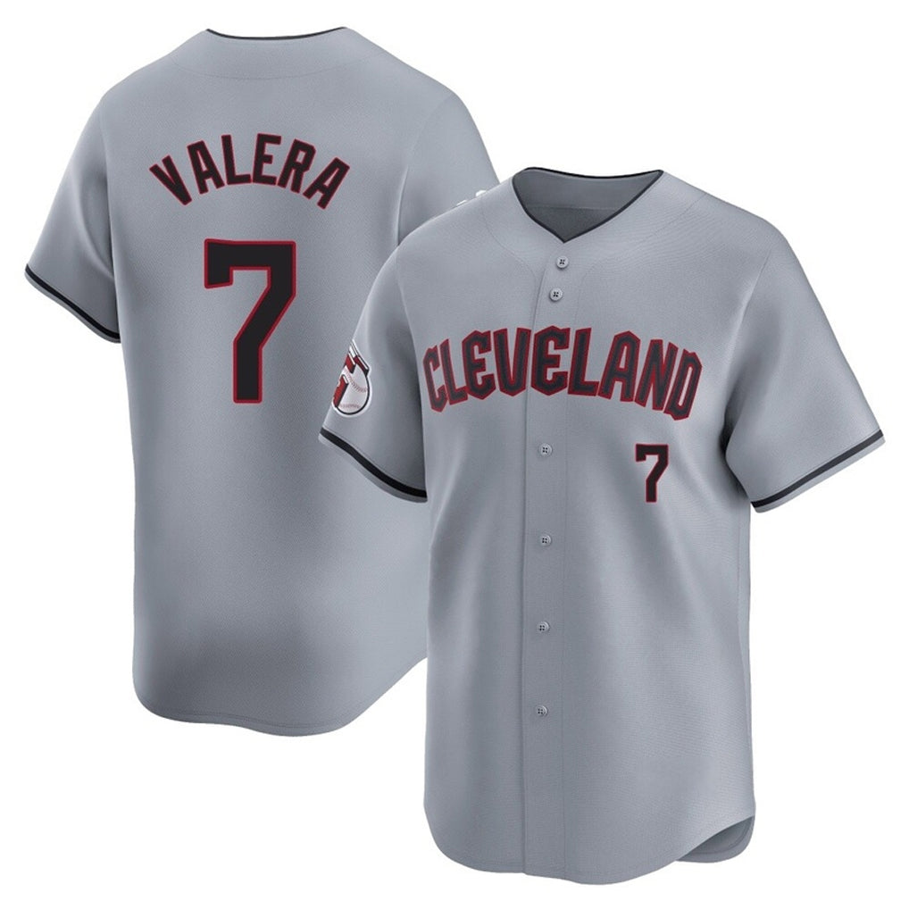 Jamed C.Guardians #7 George Valera Player Gray Road Limited Home Stitched Jerseys