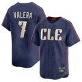 Jamed C.Guardians #7 George Valera Player Navy City Connect Limited Home Stitched Jerseys