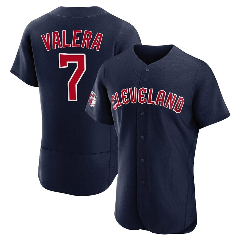 Jamed C.Guardians #7 George Valera Player Navy Limited Elite Home Stitched Jerseys