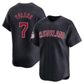 Jamed C.Guardians #7 George Valera Player Navy Limited Home Game Stitched Jerseys