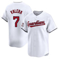 Jamed C.Guardians #7 George Valera Player White Limited Home Stitched Jerseys