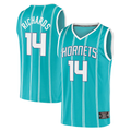 Jamed C.Hornets #14 Nick Richards  Teal Fast Break Replica Jerseys - Icon Edition