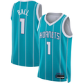 Jamed C.Hornets #1 LaMelo Ball  Teal Swingman Jerseys - Icon Edition