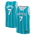 Jamed C.Hornets #7 Kon Knueppel  Teal 2025  Draft First Round Pick Fast Break Replica Jerseys - Icon Edition