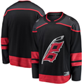 Jamed C.Hurricanes Black Home Breakaway Stitched Jerseys