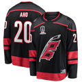 Jamed C.Hurricanes #20 Sebastian Aho Black 2026 Stanley Cup Champions Home Breakaway Stitched Jerseys