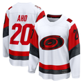 Jamed C.Hurricanes #20 Sebastian Aho White Away Breakaway Stitched Jerseys
