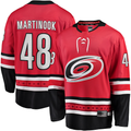 Jamed C.Hurricanes #48 Jordan Martinook Red Alternate Breakaway Player Stitched Jerseys