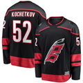 Jamed C.Hurricanes #52 Pyotr Kochetkov Black Home Premier Breakaway Player Stitched Jerseys