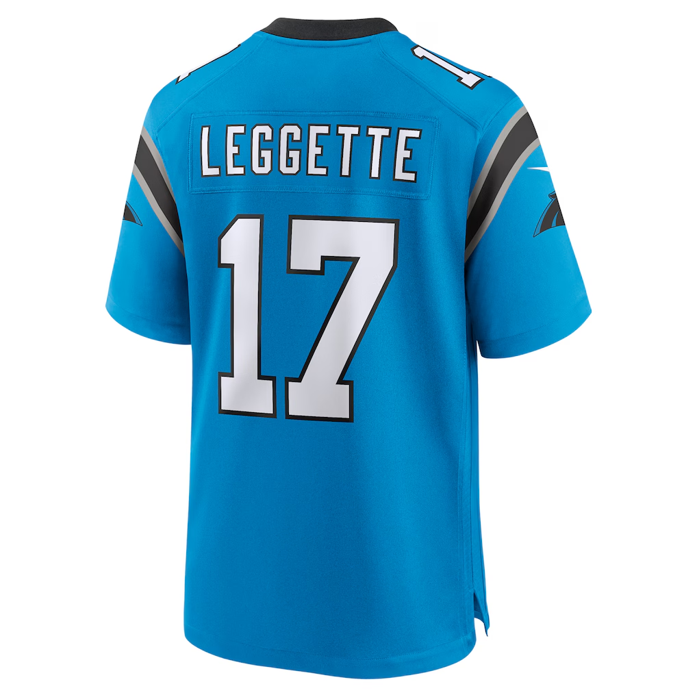 Jamed C.Panthers #17 Xavier Legette Blue Alternate Game Stitched Jerseys