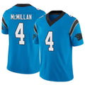 Jamed C.Panthers #4 Tetairoa McMillan Player Blue Limited Vapor F.U.S.E. Stitched Jerseys