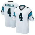 Jamed C.Panthers #4 Tetairoa McMillan Player White Game Stitched Jerseys