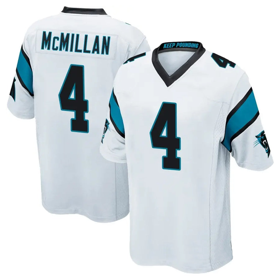 Jamed C.Panthers #4 Tetairoa McMillan Player White Game Stitched Jerseys