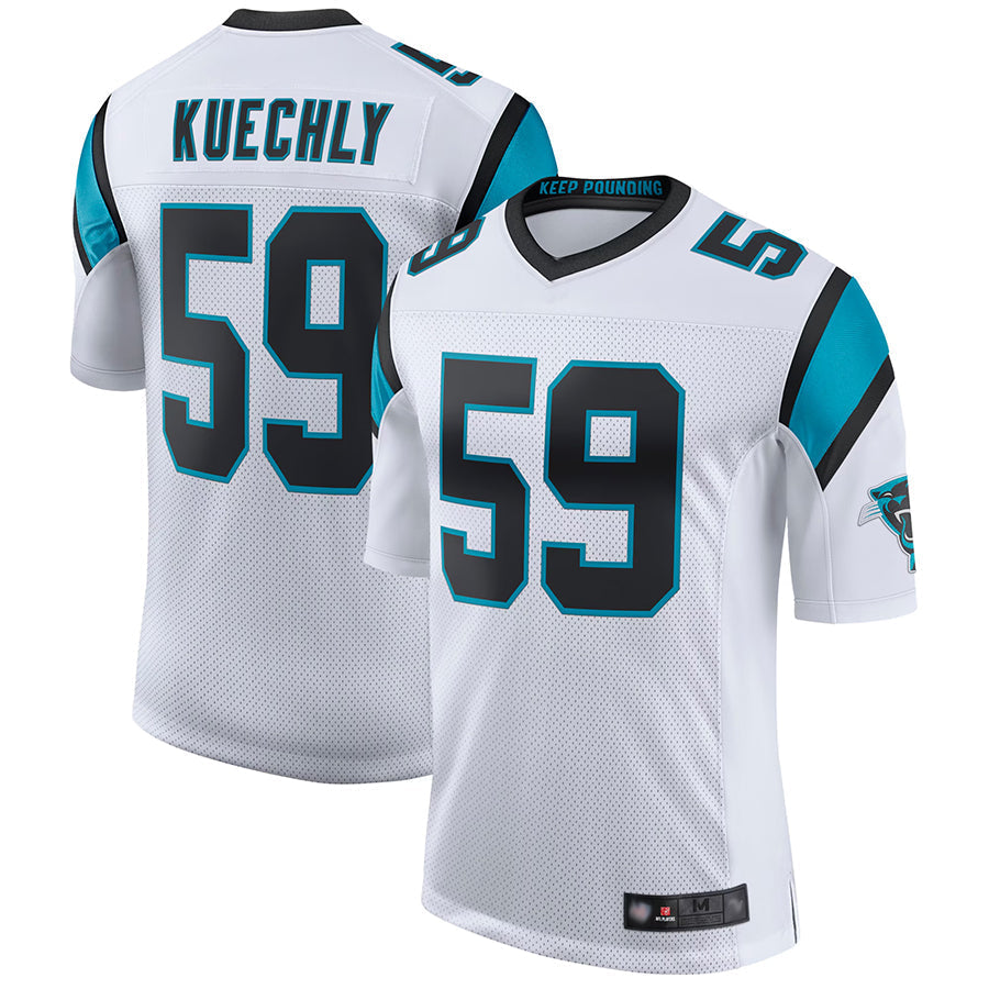 Jamed C.Panthers #59 Luke Kuechly Player White Classic Limited Stitched Jerseys