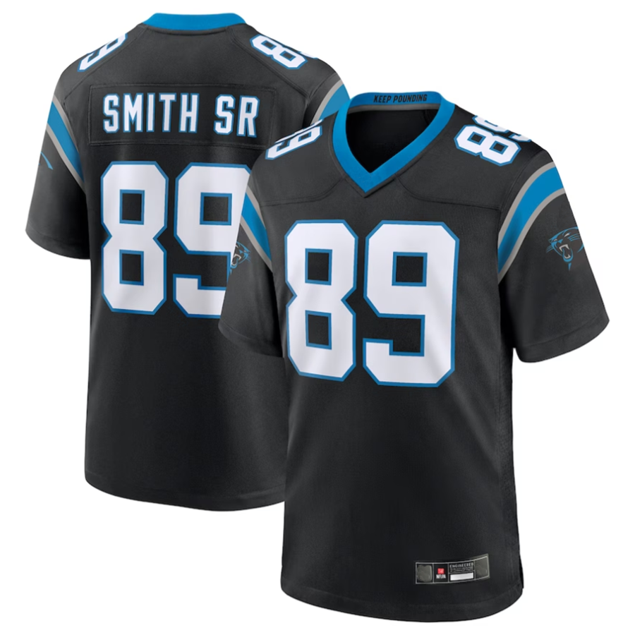 Jamed C.Panthers #89 Steve Smith Sr. Black Retired Player Game Stitched Jerseys