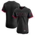 Jamed C.Reds Black City Connect Limited Elite Home Blank Player Stitched Jerseys