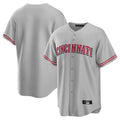 Jamed C.Reds Gray Home Game Blank Player Stitched Jerseys