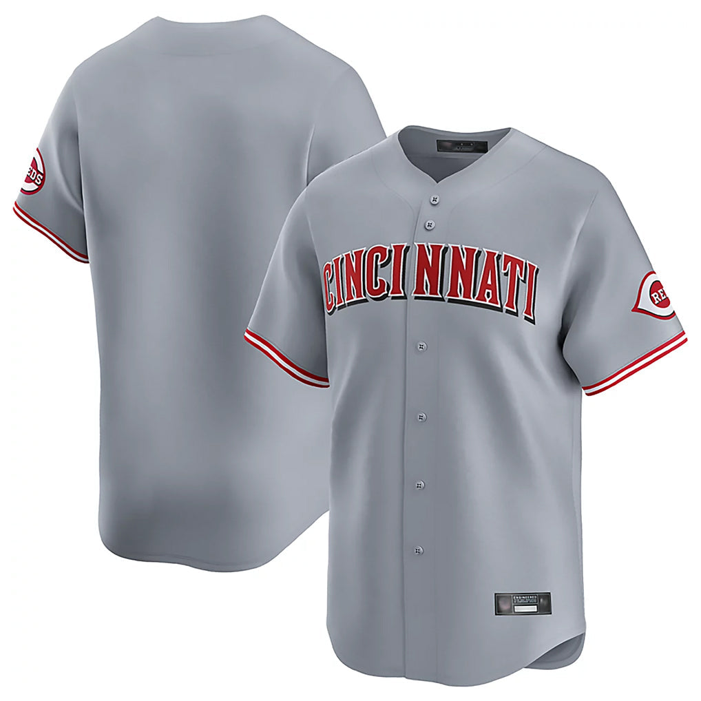 Jamed C.Reds Gray Home Limited Blank Player Stitched Jerseys