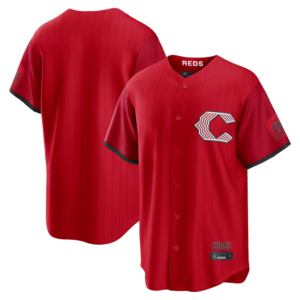 Jamed C.Reds Red 2026 City Connect Home Game Blank Player Stitched Jerseys