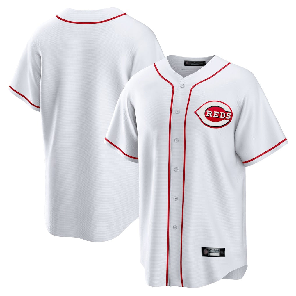 Jamed C.Reds White Game Home Blank Player Stitched Jerseys