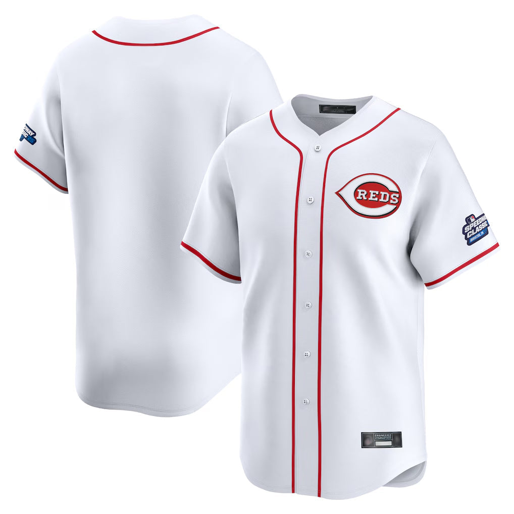 Jamed C.Reds White Home Limited Blank Player Stitched Jerseys