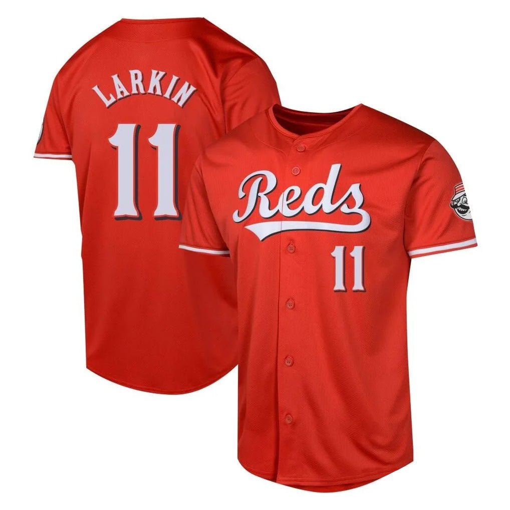 Jamed C.Reds #11 Barry Larkin Player Red 2026 City Connect Limited Home Stitched Jerseys