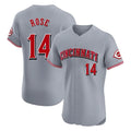 Jamed C.Reds #14 Pete Rose Player Gray Limited Elite Home Stitched Jerseys