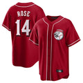 Jamed C.Reds #14 Pete Rose Player Red Home Game Stitched Jerseys