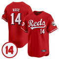 Jamed C.Reds #14 Pete Rose Player Red Vapor Premier Limited Home Stitched Jerseys