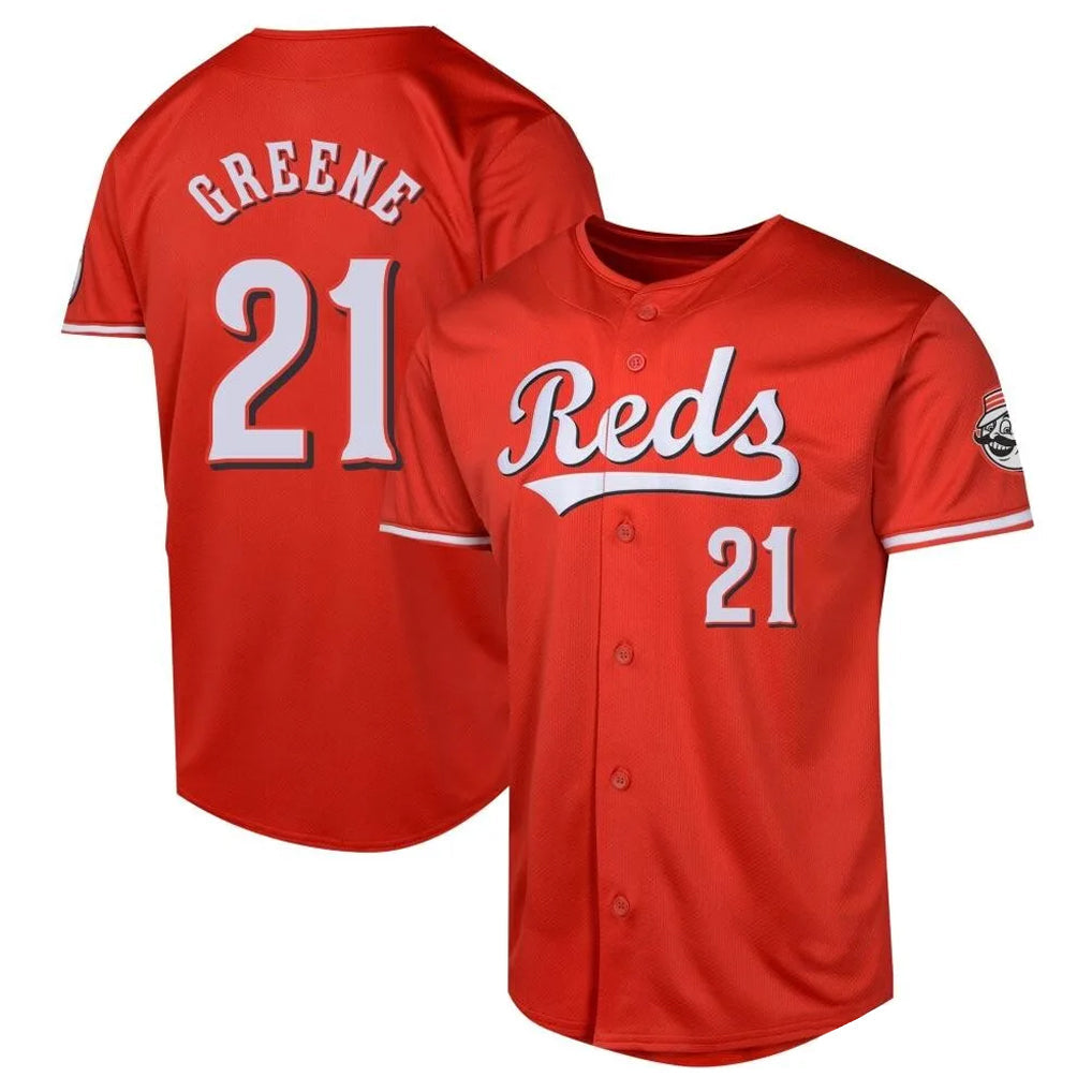 Jamed C.Reds #21 Hunter Greene Player Red 2026 City Connect Limited Home Stitched Jerseys