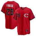 Jamed C.Reds #29 TJ Friedl Player Red 2026 City Connect Home Game Stitched Jerseys