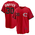 Jamed C.Reds #30 Ken Griffey Player Red 2026 City Connect Home Game Stitched Jerseys